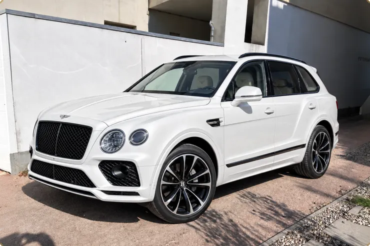 Zuletzt angekaufte Bentley Bentayga in Weiß