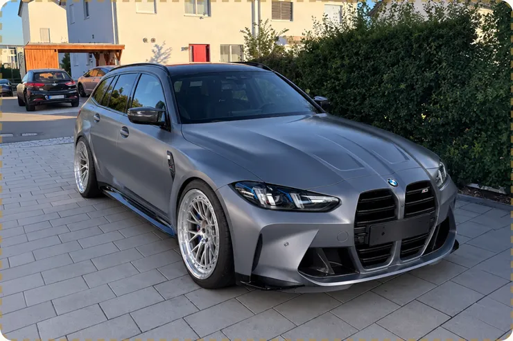 Zuletzt angekaufter BMW M3 Touring in Grau