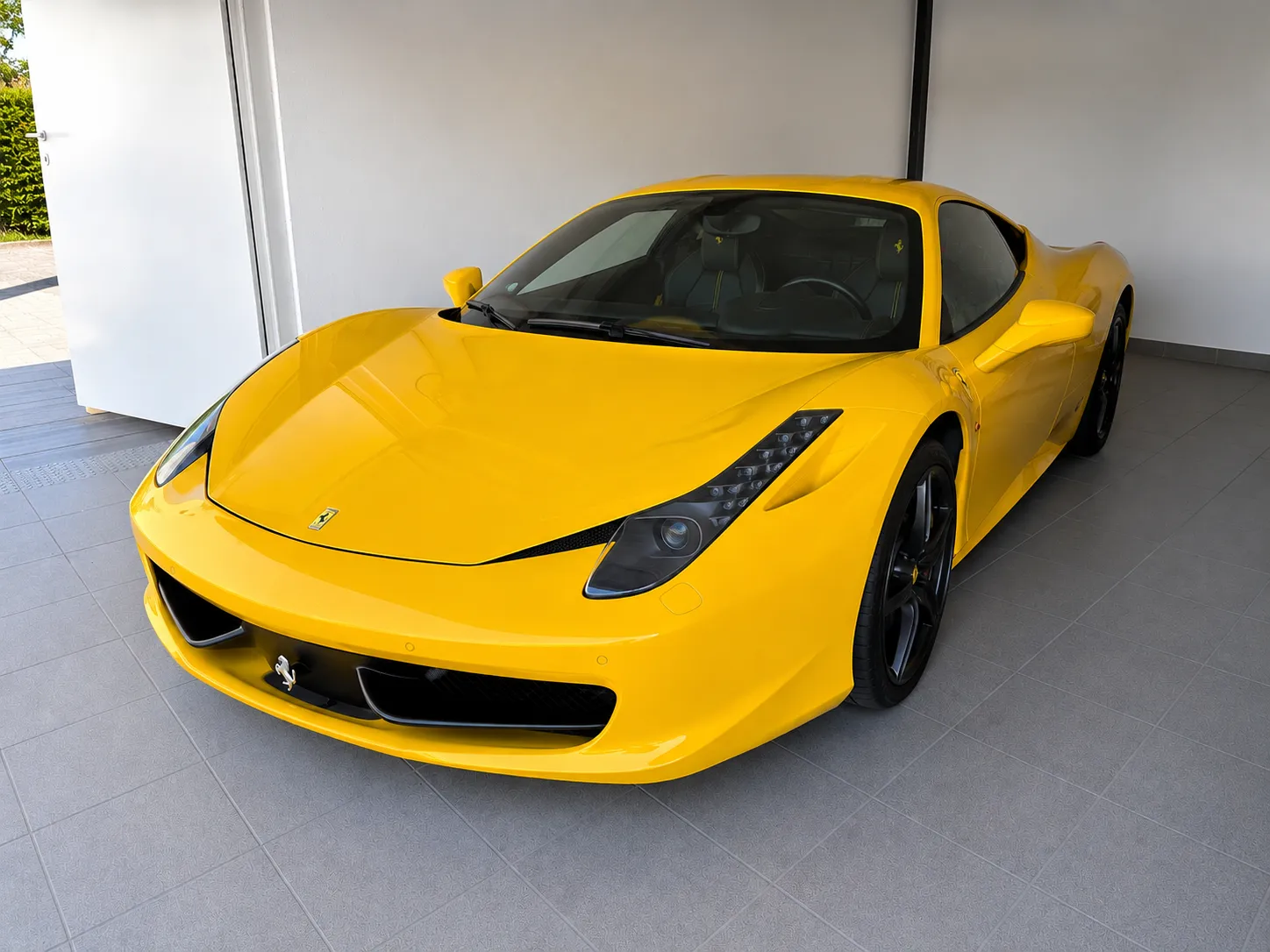 Zuletzt angekaufter Ferrari 458 Italia in Gelb