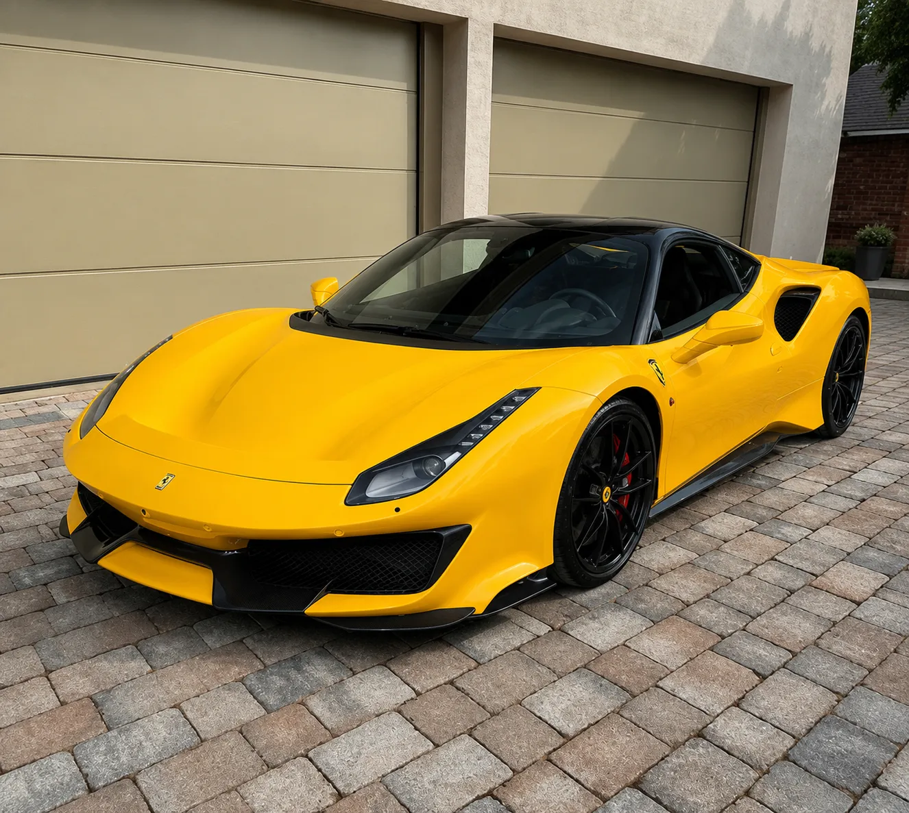 Zuletzt angekaufter Ferrari 488 Pista in Gelb