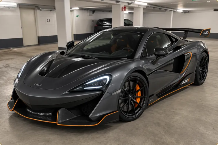 Recently purchased McLaren 620R in grey