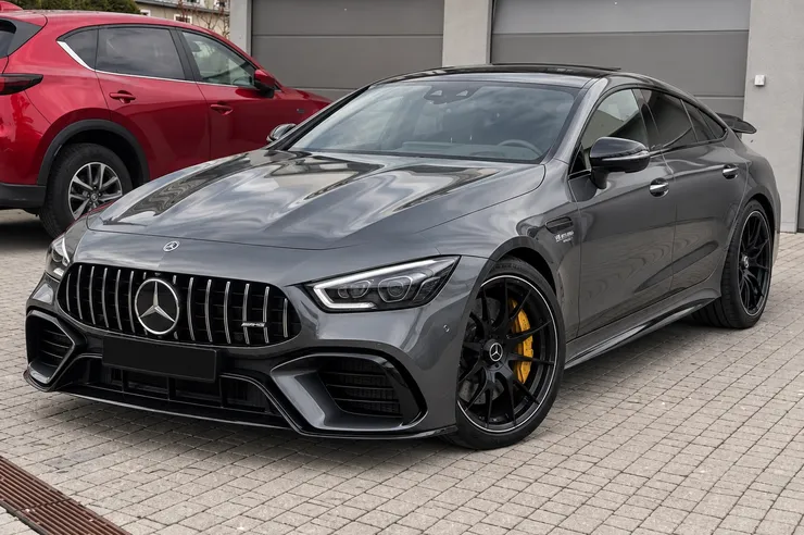 Zuletzt angekaufter Mercedes-AMG GT 63 in Grau