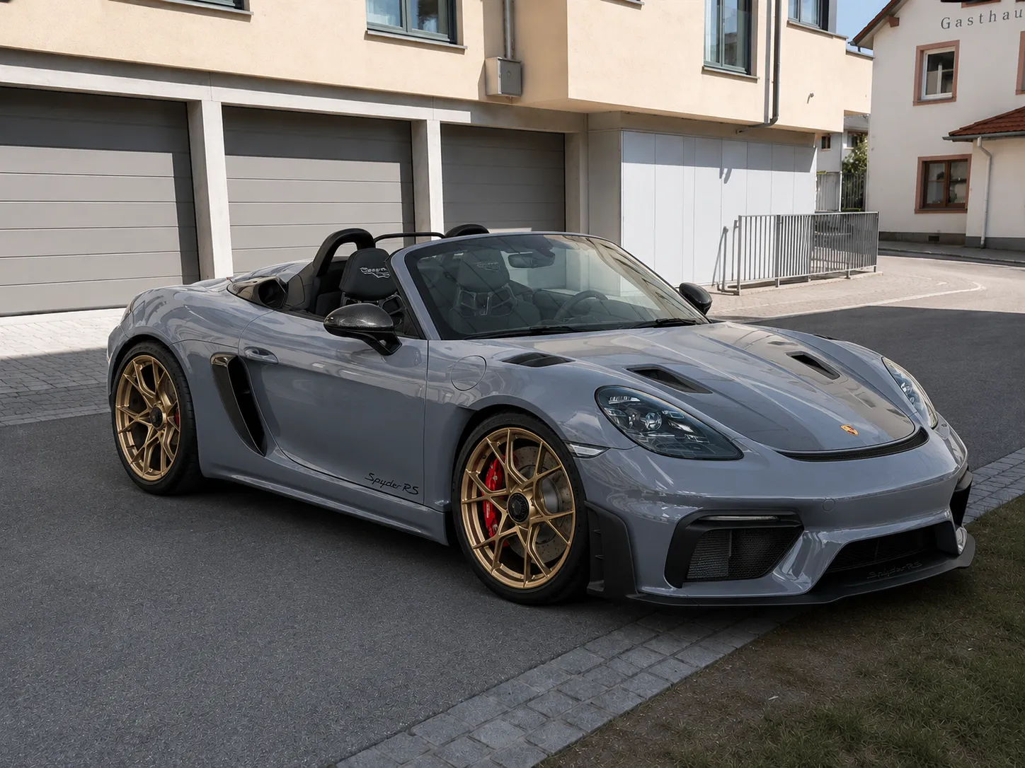 Zuletzt angekaufter Porsche 718 Spyder RS in Grau