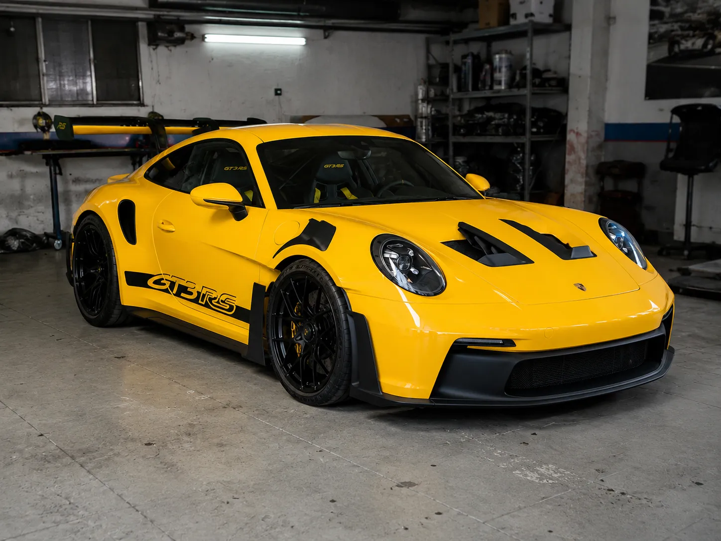 Zuletzt angekaufter Porsche 992 GT3 RS in Gelb